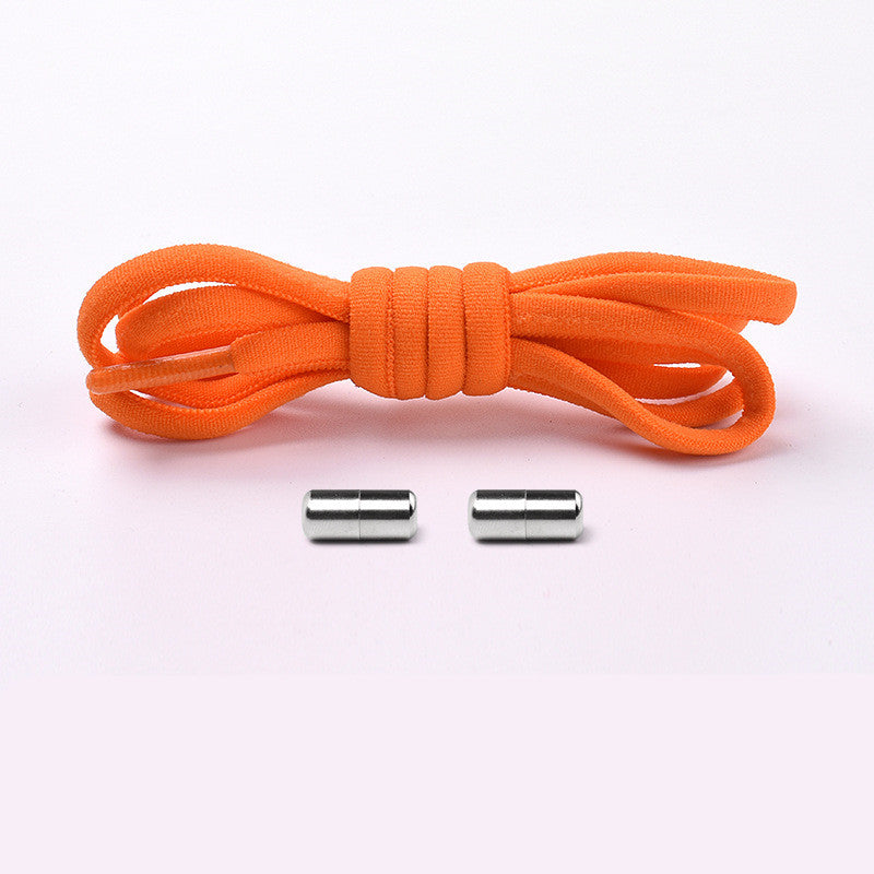 Elastic No-Tie Shoelaces – Half-Round Capsule Lock, 22 Colours