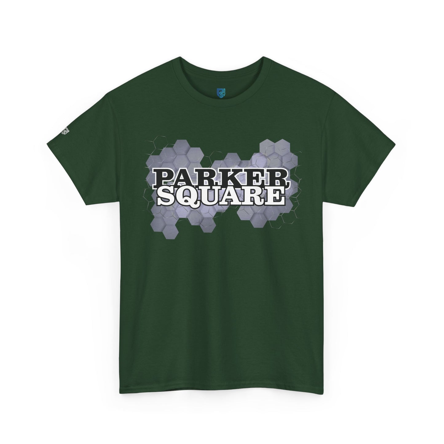 Parker Square T‑Shirt — Retro Campus Logo Tee