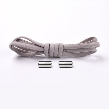 Elastic No-Tie Shoelaces – Half-Round Capsule Lock, 22 Colours