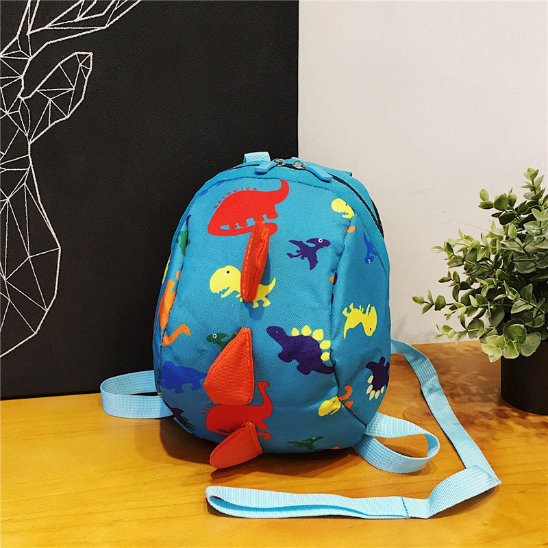 Kids' Dinosaur Cartoon Mini Backpack – Fun Anime Print School Bag