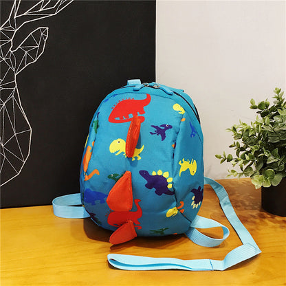 Kids' Dinosaur Cartoon Mini Backpack – Fun Anime Print School Bag