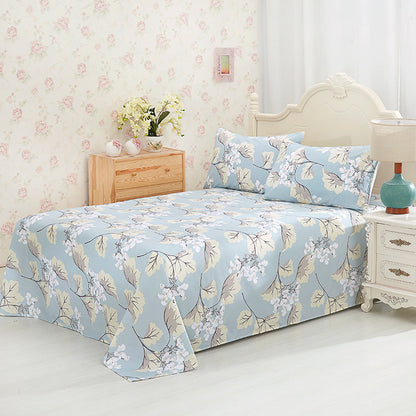 Floral Print Cotton Blend Duvet Cover | 6 Colours 2 Sizes