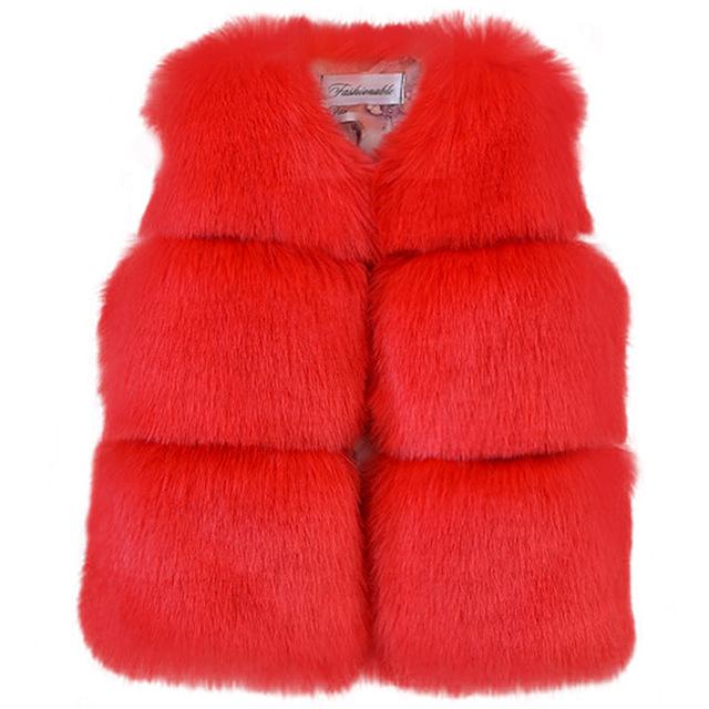 Girls Sleeveless Vest Coat | Polyester Gilet | 80-120cm