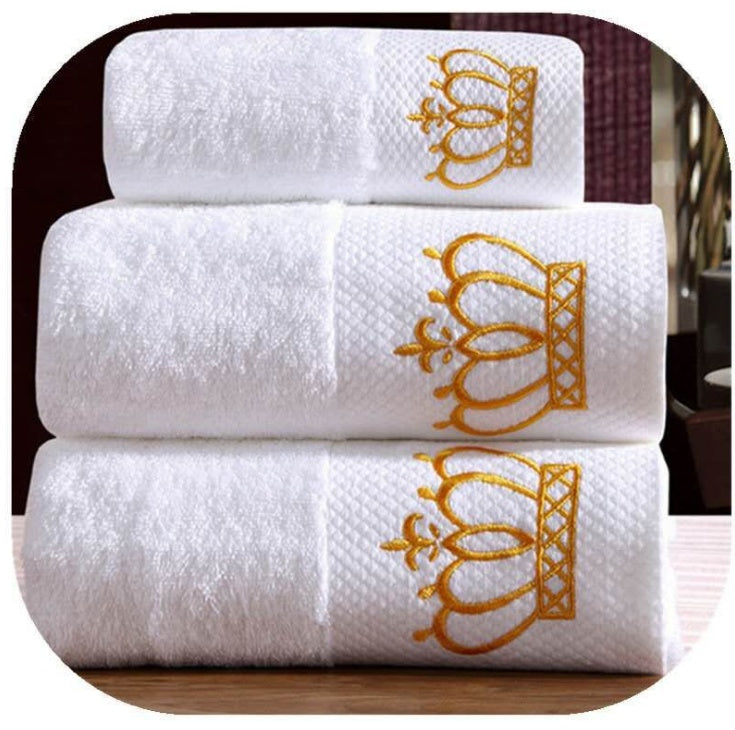 Cotton Embroidery Boutique Sauna & Bath Towel | Multiple Sizes