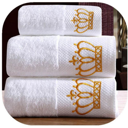 Cotton Embroidery Boutique Sauna & Bath Towel | Multiple Sizes