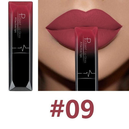 Matte Liquid Lip Gloss – Waterproof Long-Lasting 8ml, 21 Shades