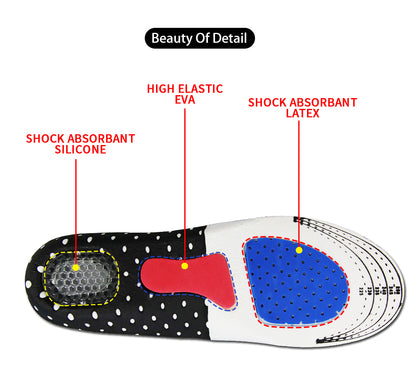 EVA Breathable Shock-Absorbing Heel Insoles – Single & Twin Pack