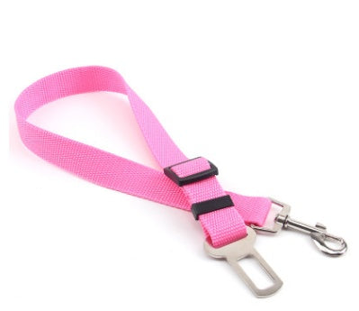 Pet Car Seat Belt Safety Lead | Adjustable Nylon Dog Travel Tether