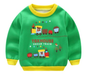Children's Cartoon Print Sweatshirt | 10 Designs | Kids Top