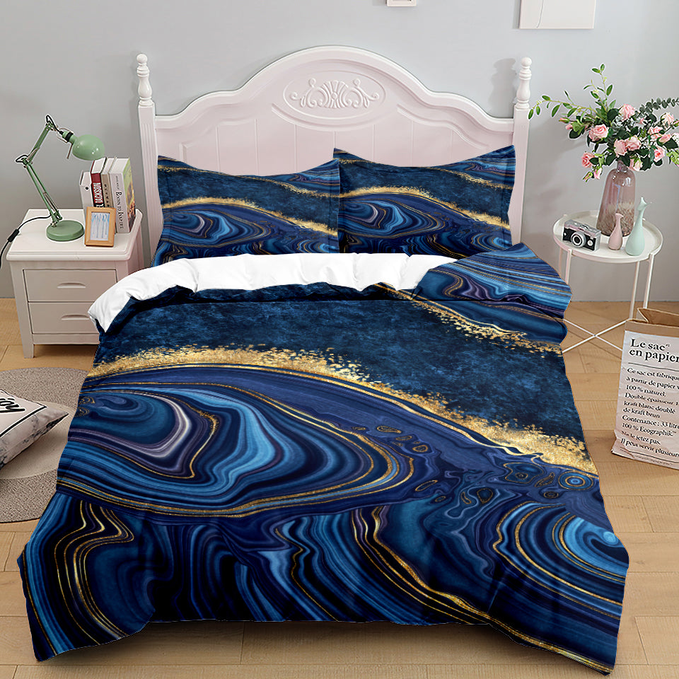 European Landscape Print Bedding Set | Multiple Sizes & Designs