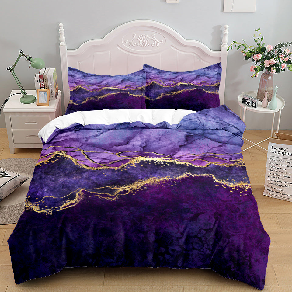 European Landscape Print Bedding Set | Multiple Sizes & Designs