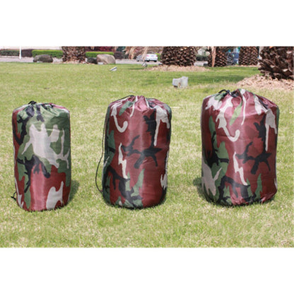 Army Green Camouflage Sleeping Bag – 170T Polyester Camping & Emergency Survival Sleeping Bag
