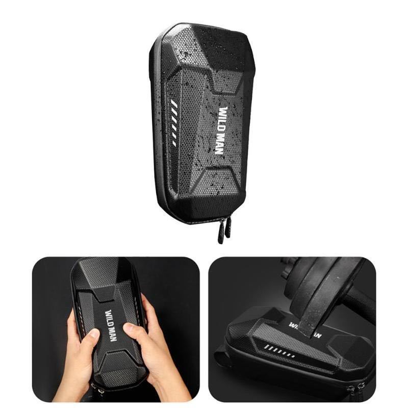 Universal Electric Scooter & Bike Front Bag – Hard Shell PU+EVA Reflective 2L & 3L