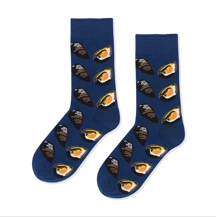 Unisex Seafood Novelty Socks – 5 Ocean Prints