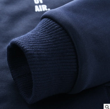 Men's Sweatshirt Jacket – Casual Top in Black, Grey & Navy, M–4XL