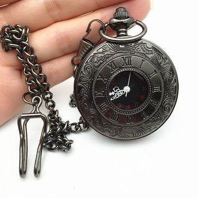 Classic Roman Numeral Dual Display Pocket Watch – World Time