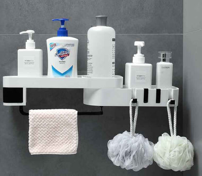 Bathroom Corner Shelf – Retro European Style Wall-Mounted Storage Rack
