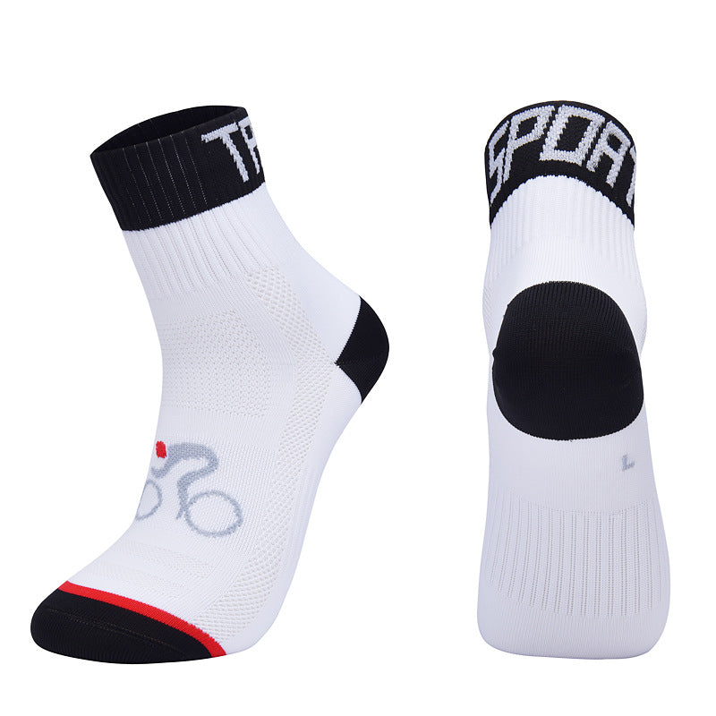 Professional Nylon Cycling & Running Socks EU 35-46 – 5 Colours