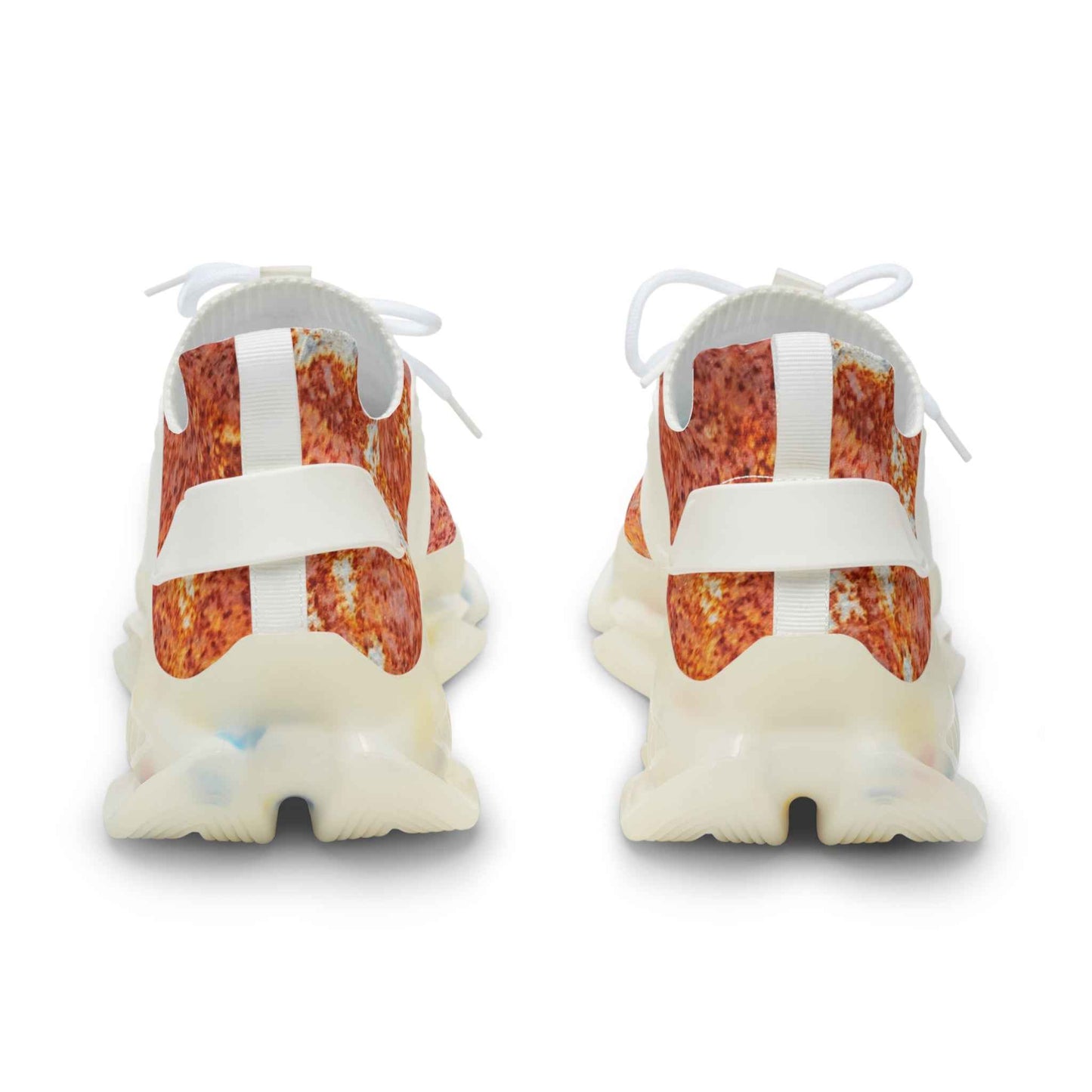 Men's Pizza Print Mesh Sneakers – Novelty Athletic Shoes