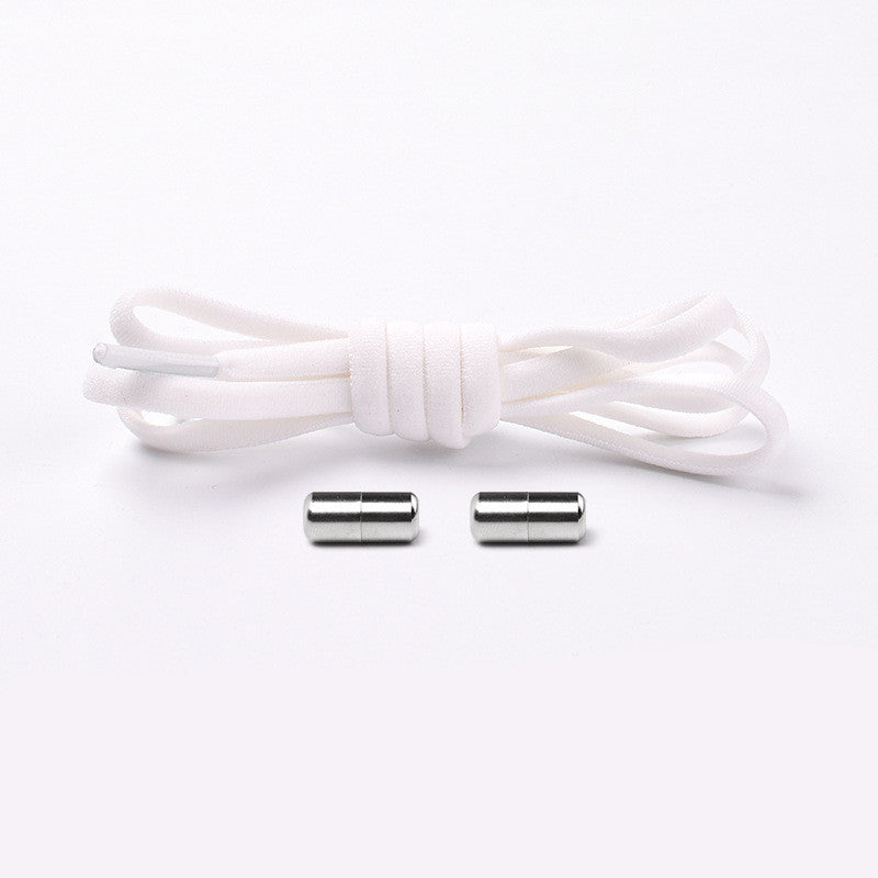 Elastic No-Tie Shoelaces – Half-Round Capsule Lock, 22 Colours