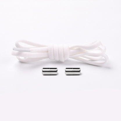 Elastic No-Tie Shoelaces – Half-Round Capsule Lock, 22 Colours