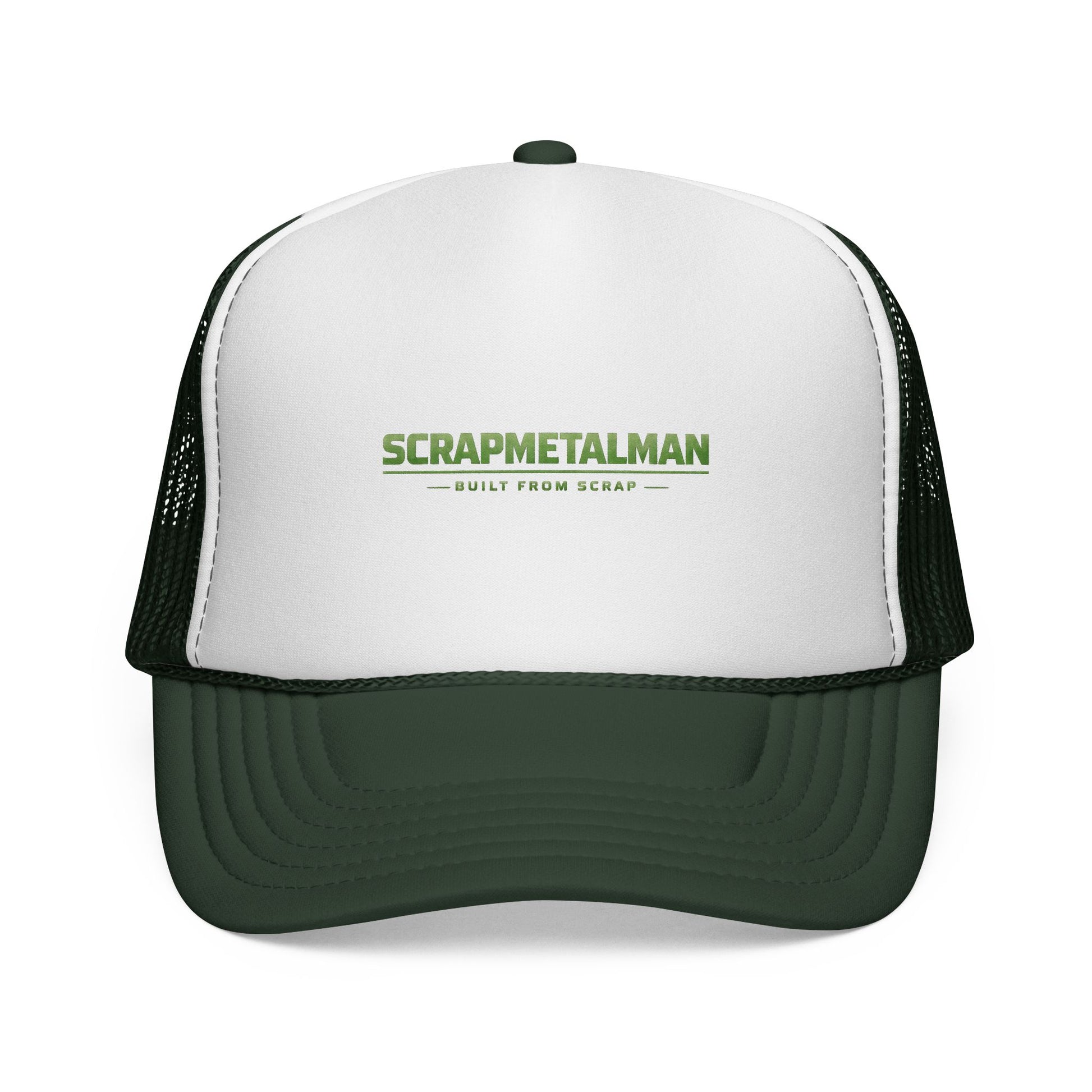 Scrapmetalman Logo Mesh Trucker Cap | Breathable Snapback