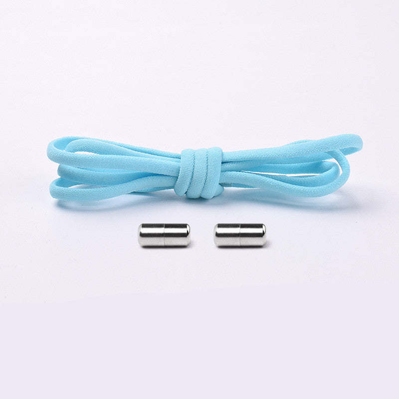 Elastic No-Tie Shoelaces – Half-Round Capsule Lock, 22 Colours