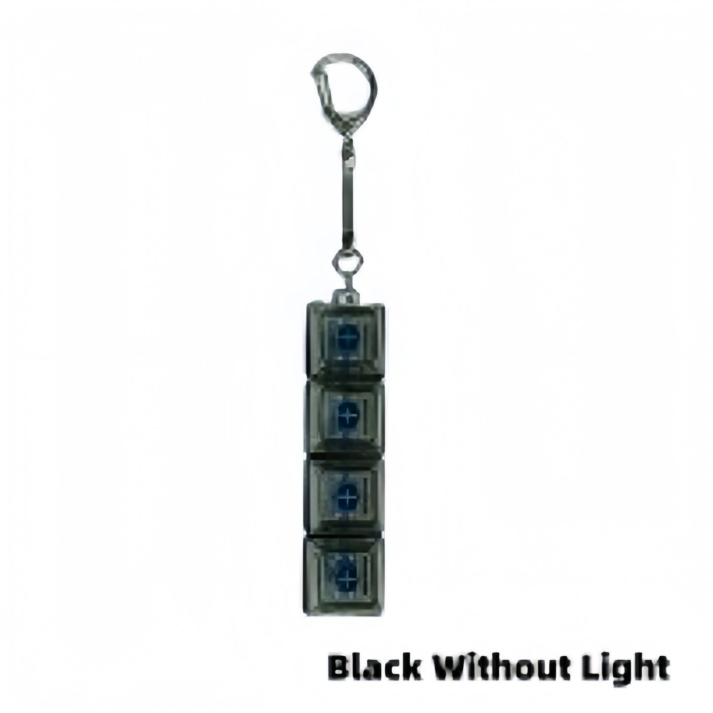 Mini 4-Key Mechanical Keyboard Fidget Clicker Keychain