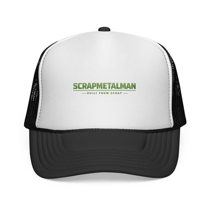 Scrapmetalman Logo Mesh Trucker Cap | Breathable Snapback