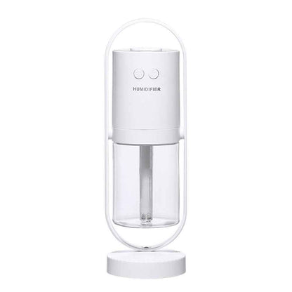 USB Air Humidifier with Projection Night Light – Portable Ultrasonic Mist Maker