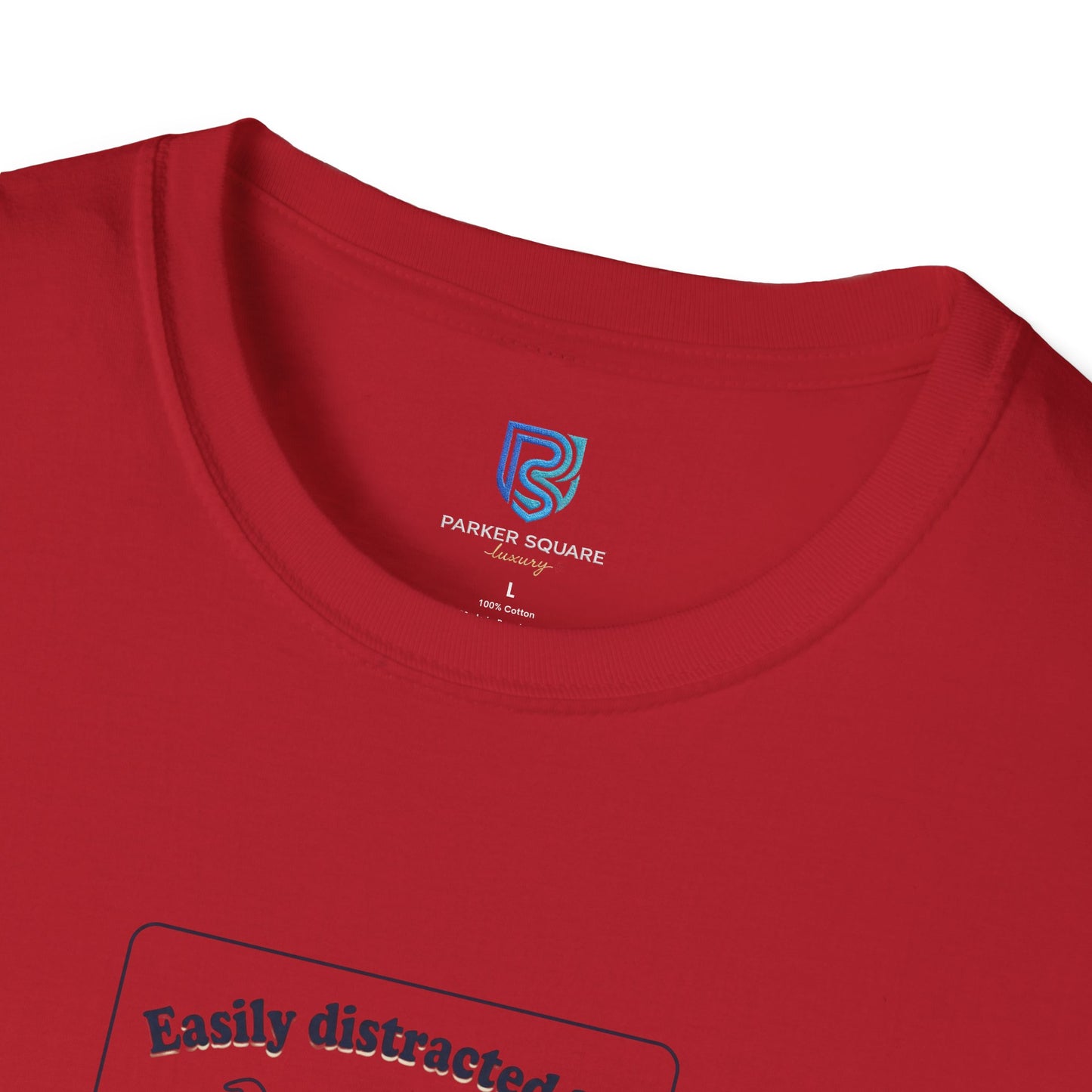 'Easily Distracted By…wait, is that a dog?' Cartoon Dog Graphic Tee