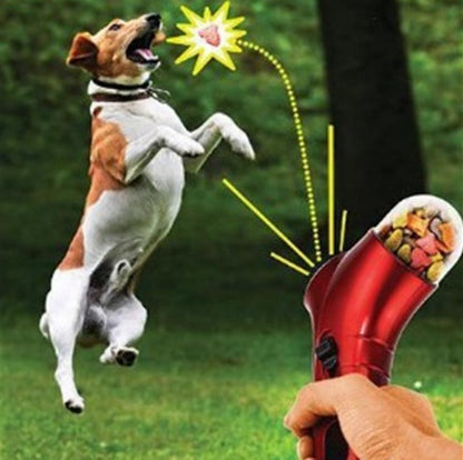 Pet Treat Launcher – Spring-Loaded Treat Shooter for Dogs & Cats | 4 Colours