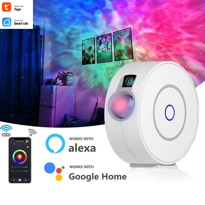 Starry Sky Projector Lamp — LED Galaxy Night Light for Bedroom & Home Decor