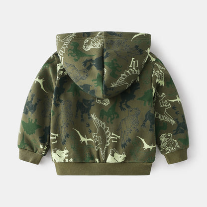 Children's Camouflage Cotton Casual Jacket | Kids Camo Top 90-130cm