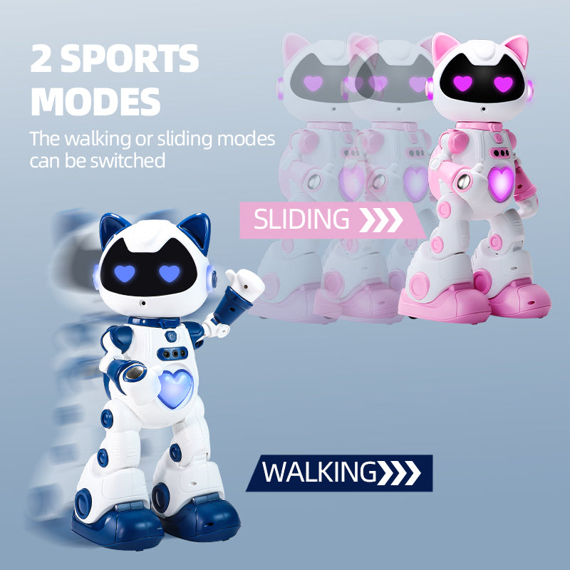 Programmable Gesture Control Robot Toy | RGB Light & Spray