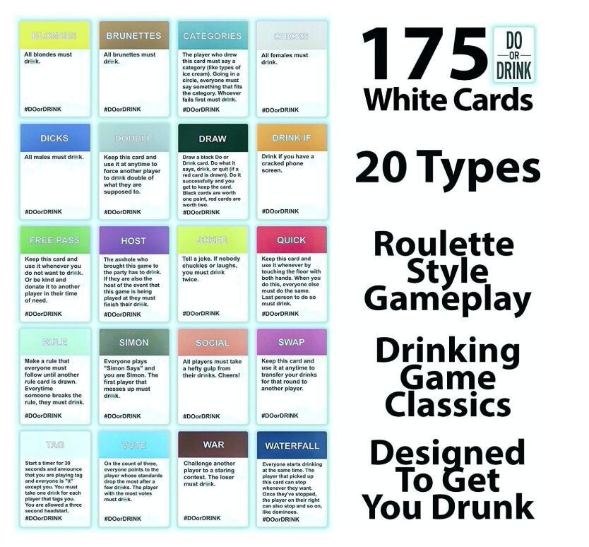 Adult Drinking Card Game | Party Game for Groups