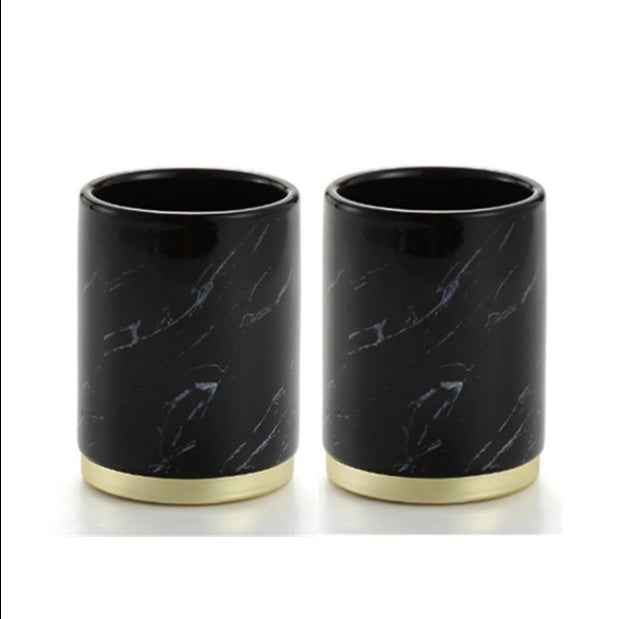 Ceramic Marble Bathroom Accessories Set