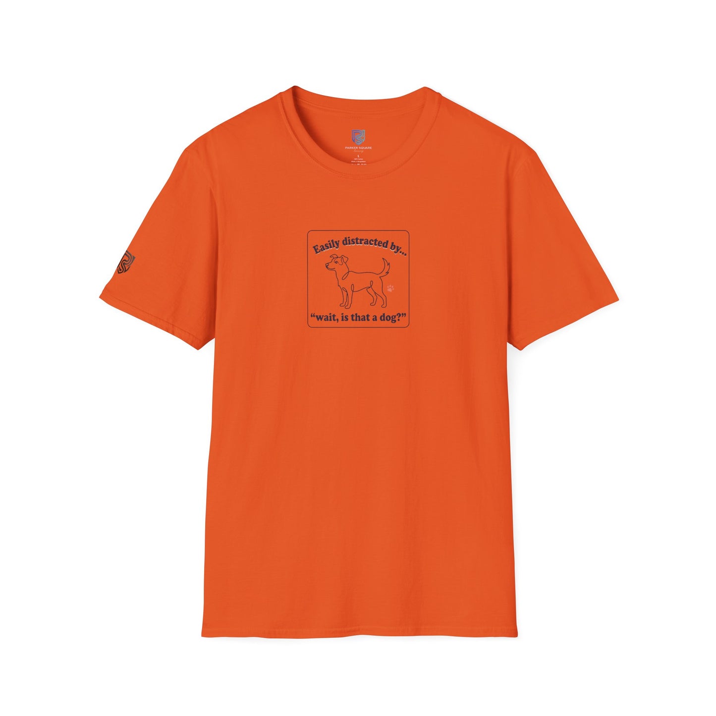 'Easily Distracted By…wait, is that a dog?' Cartoon Dog Graphic Tee