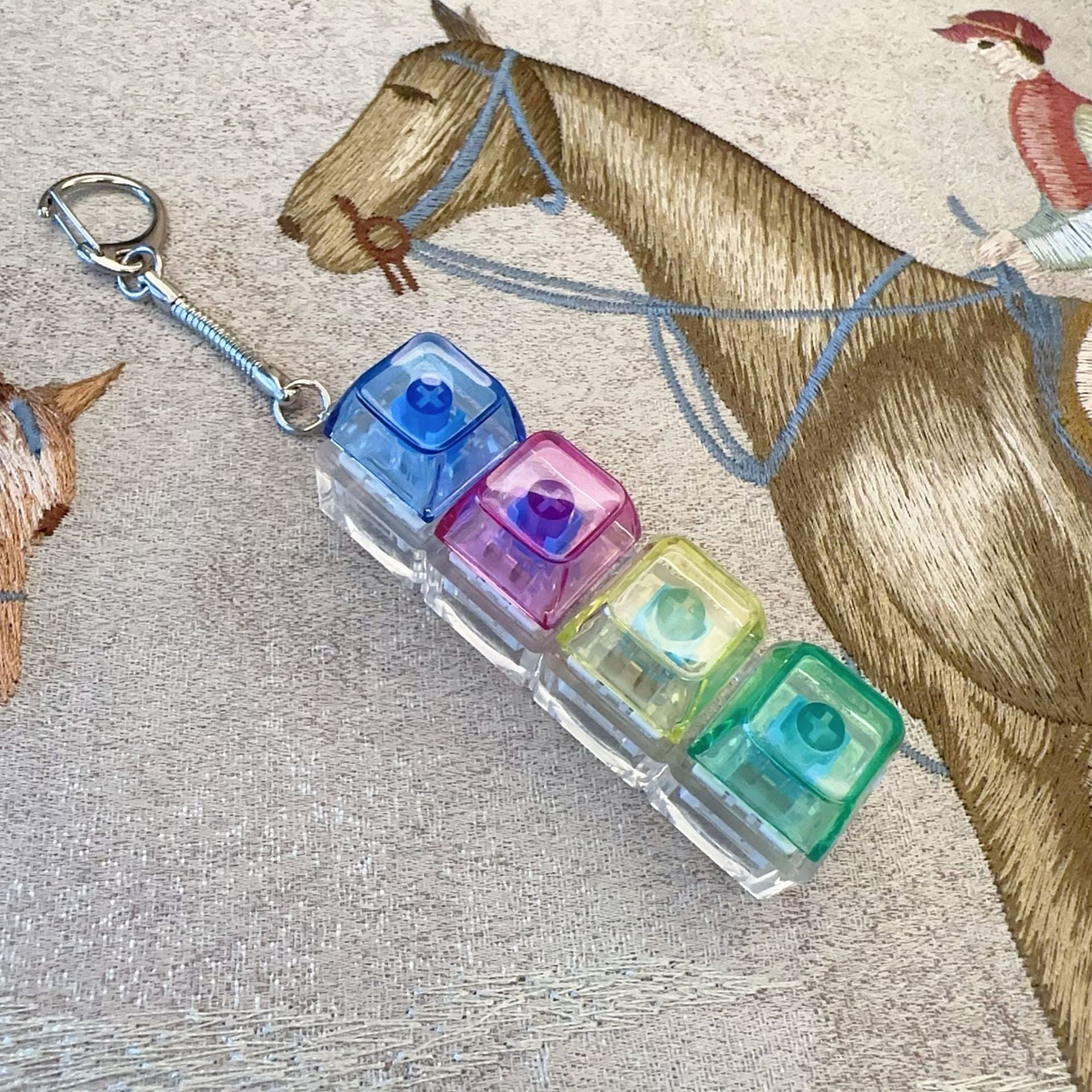Mechanical Keyboard Key Decompression Keychain Toy