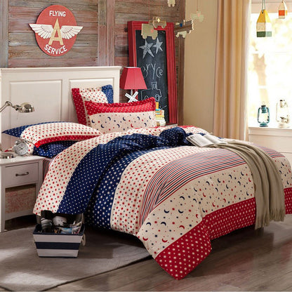 Cotton Four-Piece Bedding Set | Single to Super King & Beyond