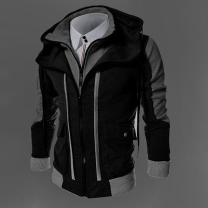 Men's Slim-Fit Hooded Zip Jacket | Cotton Casual Coat – JParker Collections