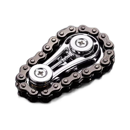 Metal Gear Chain Wheel Spinner Stress-Relief Toy | Alloy