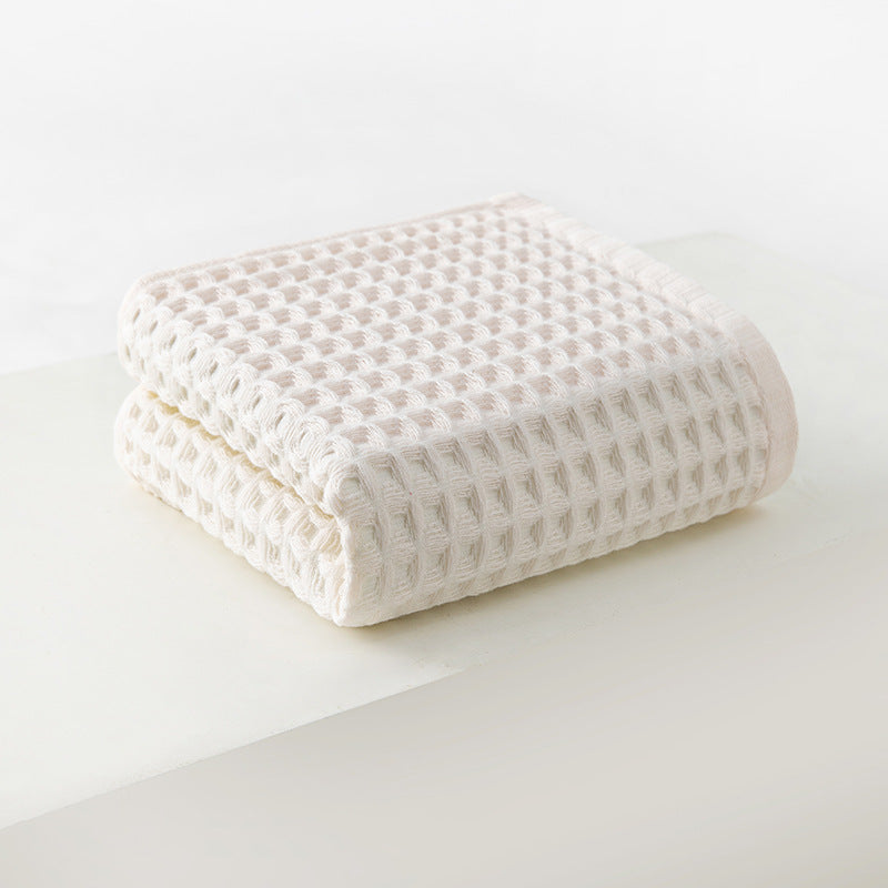 Pure Cotton Jacquard Face Towel | Low-Lint 34x72cm | 7 Colours