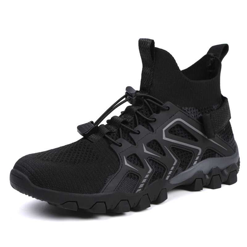 Unisex Outdoor Hiking Shoes - Breathable Rubber Sole Trail Trainers
