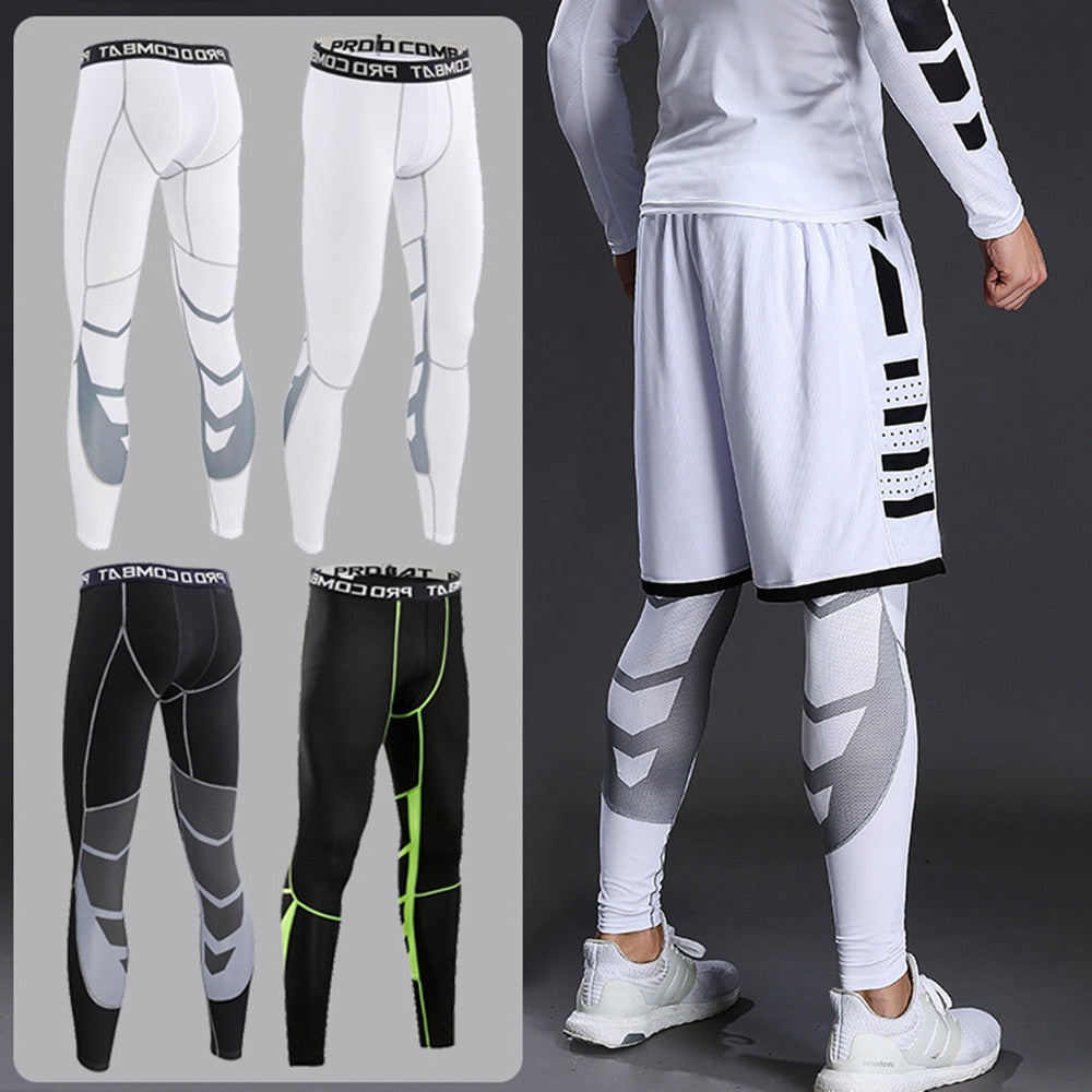 Men's Compression Pants – Sports Leggings, Multiple Colours, S–3XL