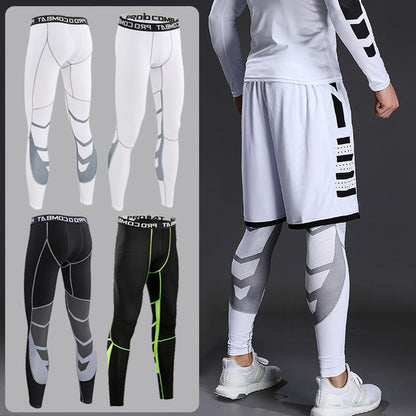 Men's Compression Pants – Sports Leggings, Multiple Colours, S–3XL