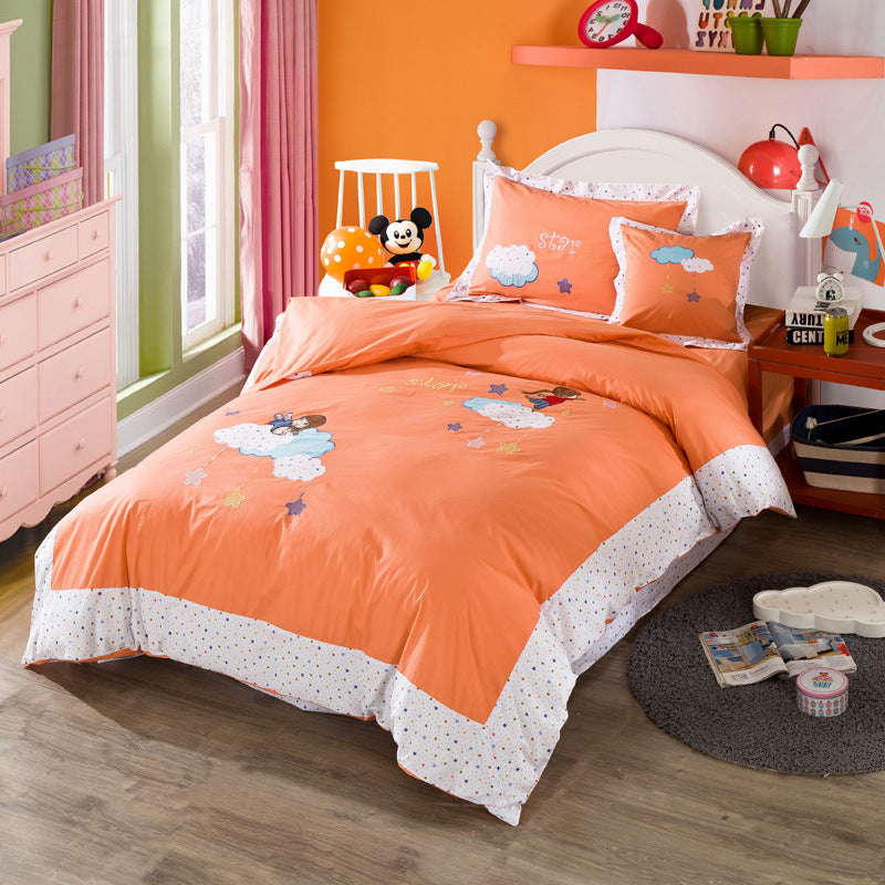 Children's Illustrated Cotton Duvet Cover Set | 6 Designs