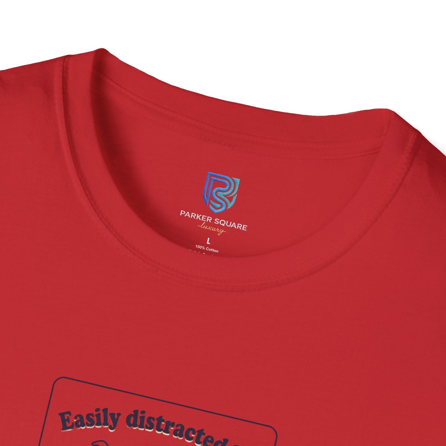 'Easily Distracted By…wait, is that a dog?' Cartoon Dog Graphic Tee