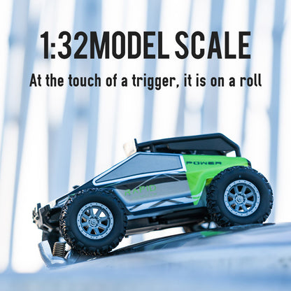High-Speed RC Racing Car - Wireless Handle Remote Control Green Blue Age 14+