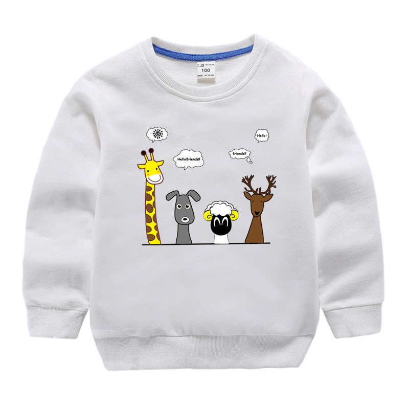 Children's Cotton Long Sleeve Sweatshirt | Boys & Girls Casual Top